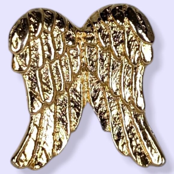 (2/$20) T+T Gold Tone Wings Pin - Picture 2 of 7